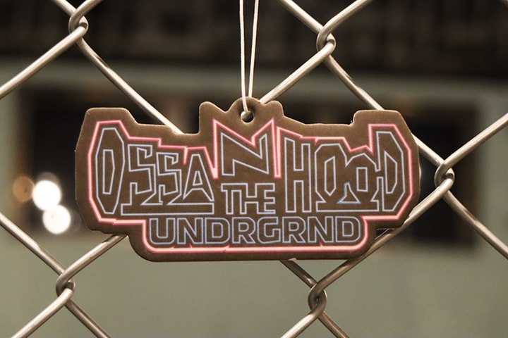 OSSANTHEHOOD air freshener (logo-neon)