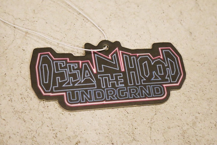 OSSANTHEHOOD air freshener (logo-neon)
