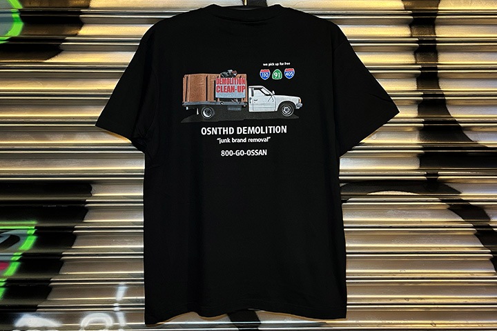 OSSANTHEHOOD Tshirt (demolition) / black