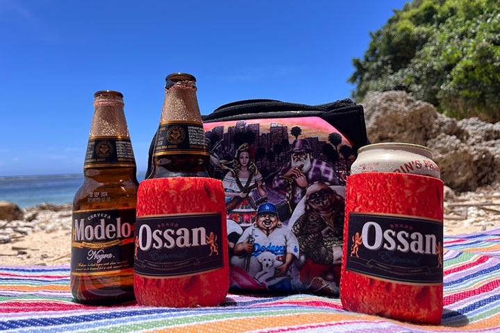 OSSANTHEHOOD can cooler (negra)