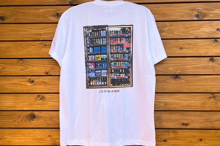 OSSANTHEHOOD 7.2oz heavyweight Tshirt (beers) / white