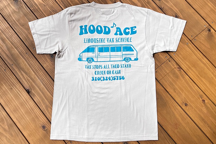 OSSANTHEHOOD 7.2oz heavyweight Tshirt (hood-ace) / off white