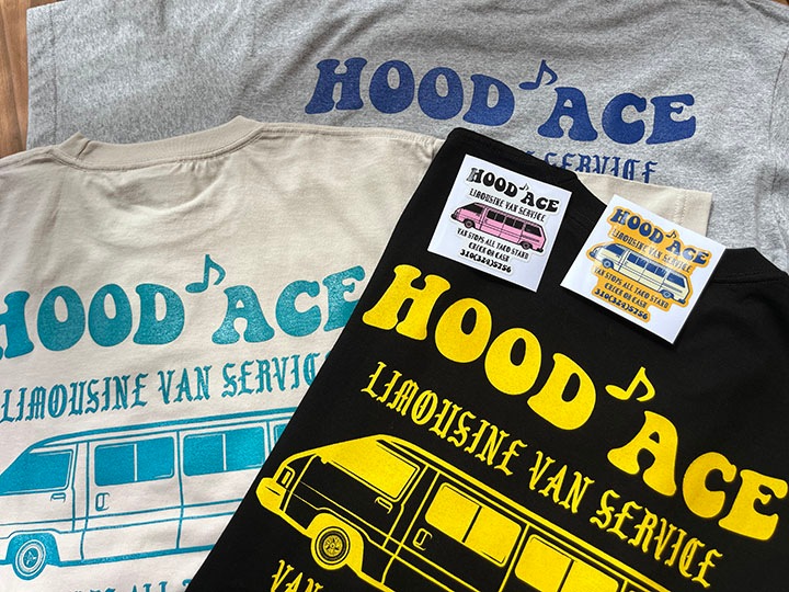 OSSANTHEHOOD 7.2oz heavyweight Tshirt (hood-ace) / off white