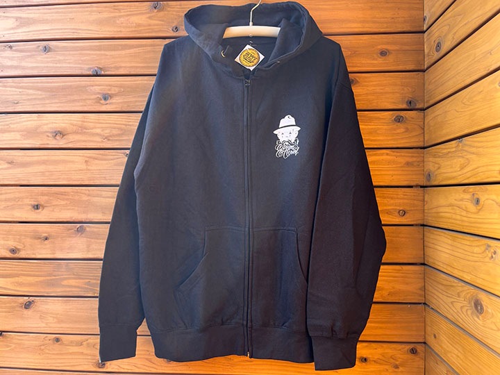 ESTEVAN ORIOL zipup hood (LA fingers) / black XL