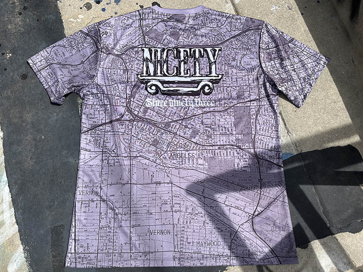 NICETY ��Φξ�� dry fit Tshirt (hood) / light gray
