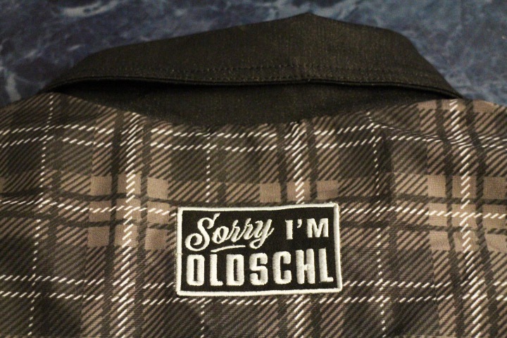 OSSANTHEHOOD plaid puffer coach jacket (fbss) / check
