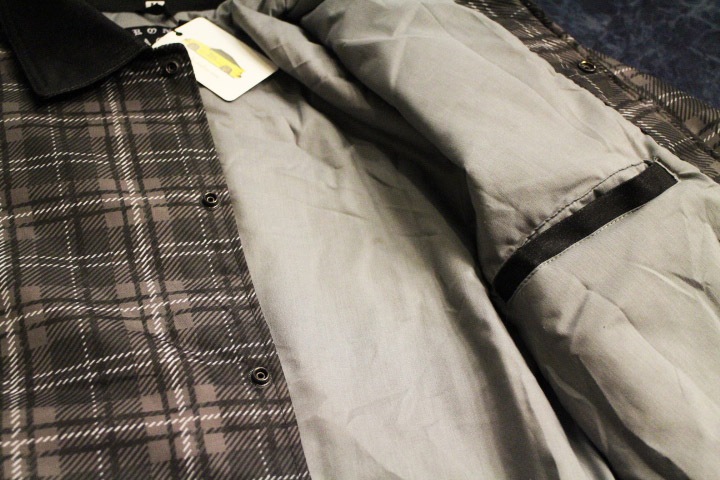OSSANTHEHOOD plaid puffer coach jacket (fbss) / check