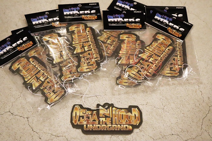 OSSANTHEHOOD air freshener (logo-gold)