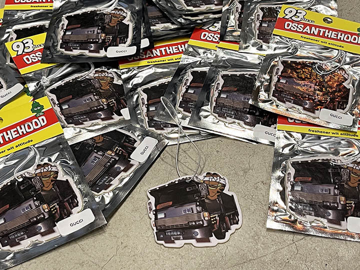 OSSANTHEHOOD air freshener (cargos)