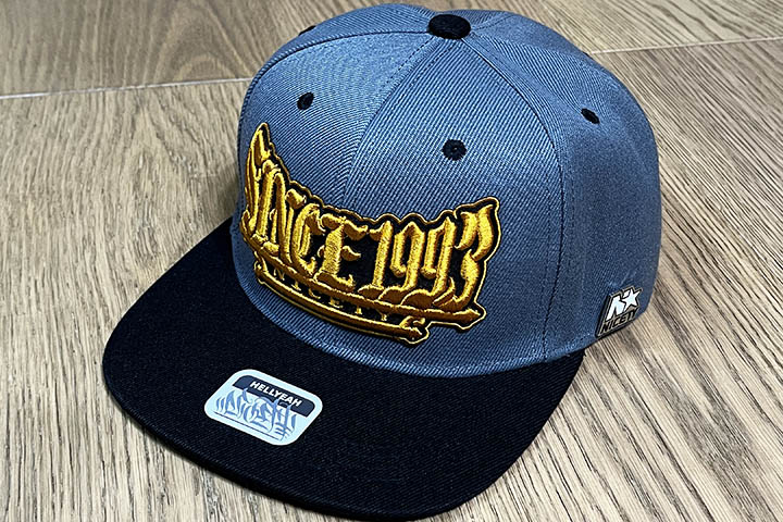 NICETY "1993" snapback cap / black & gray