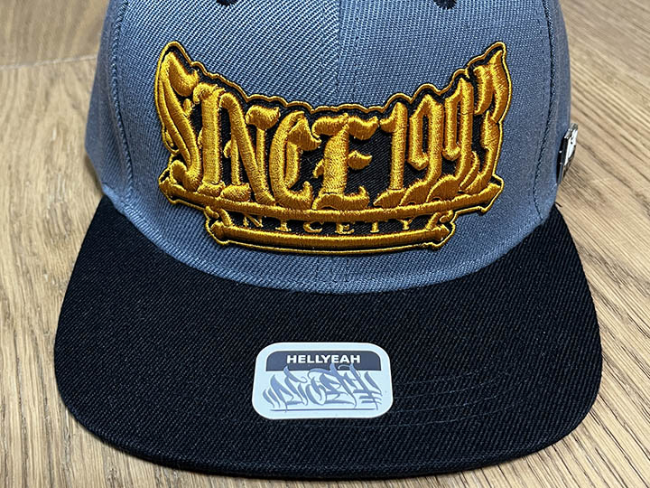NICETY "1993" snapback cap / black & gray