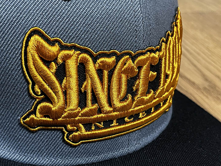NICETY "1993" snapback cap / black & gray