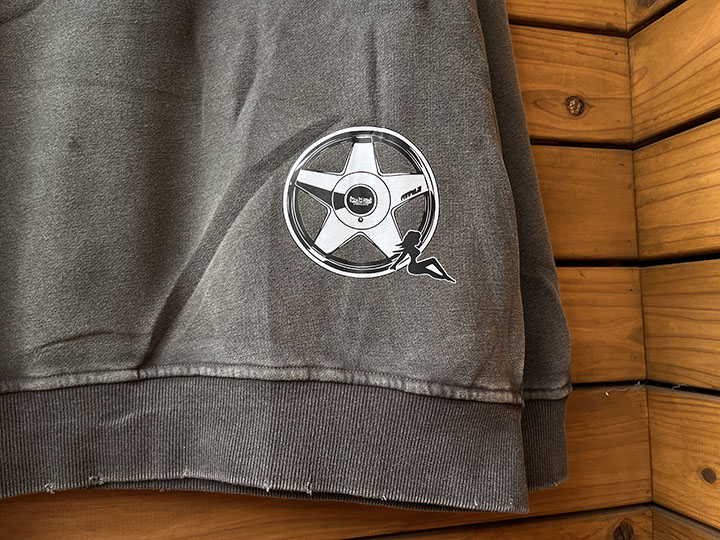 OSSANTHEHOOD 12oz. pullover hood (more bounce) / washed gray