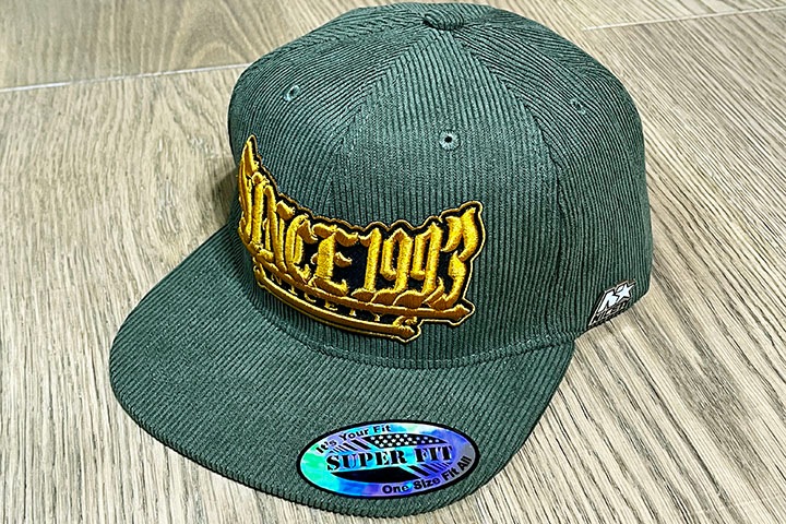NICETY "1993" snapback cap / olive cords