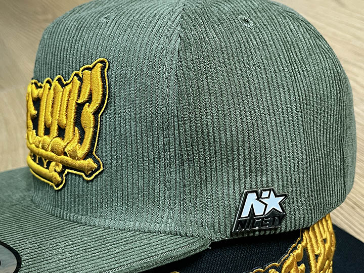 NICETY "1993" snapback cap / olive cords