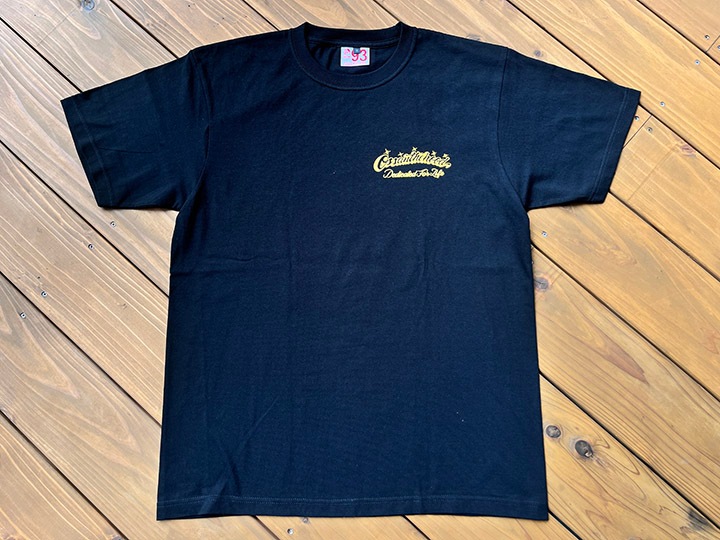 OSSANTHEHOOD 7.2oz heavyweight Tshirt (hood-ace) / black