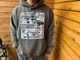 OSSANTHEHOOD 12oz. pullover hood (more bounce) / washed black