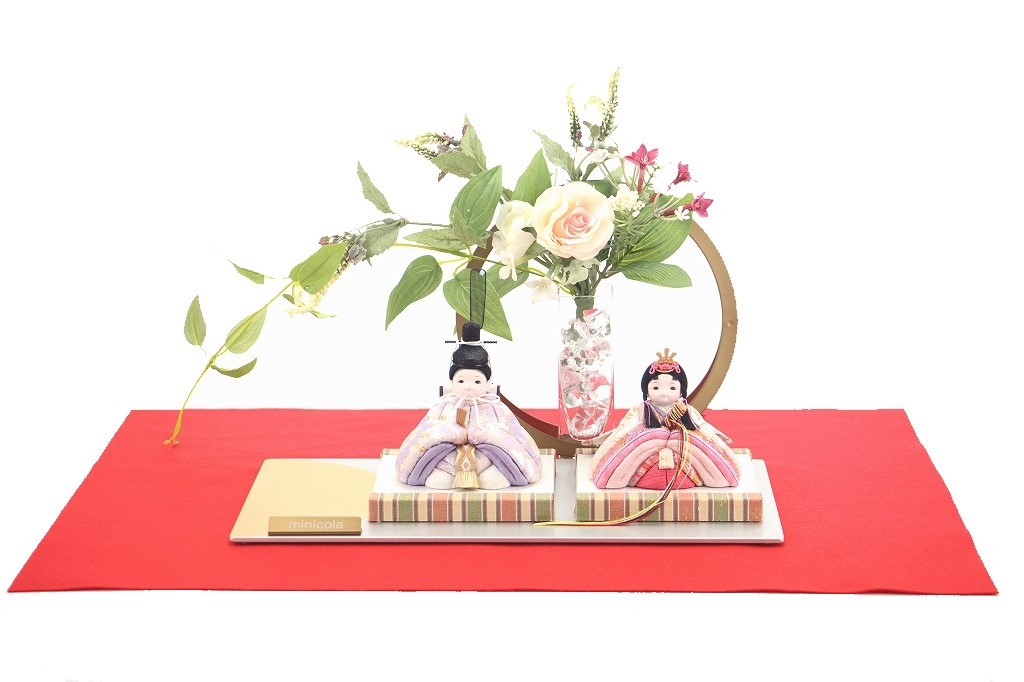 木目込 親王飾り フリージア 花かさね 木目込 親王飾り フリージア 花かさね 木目込 親王飾り フリージア 花