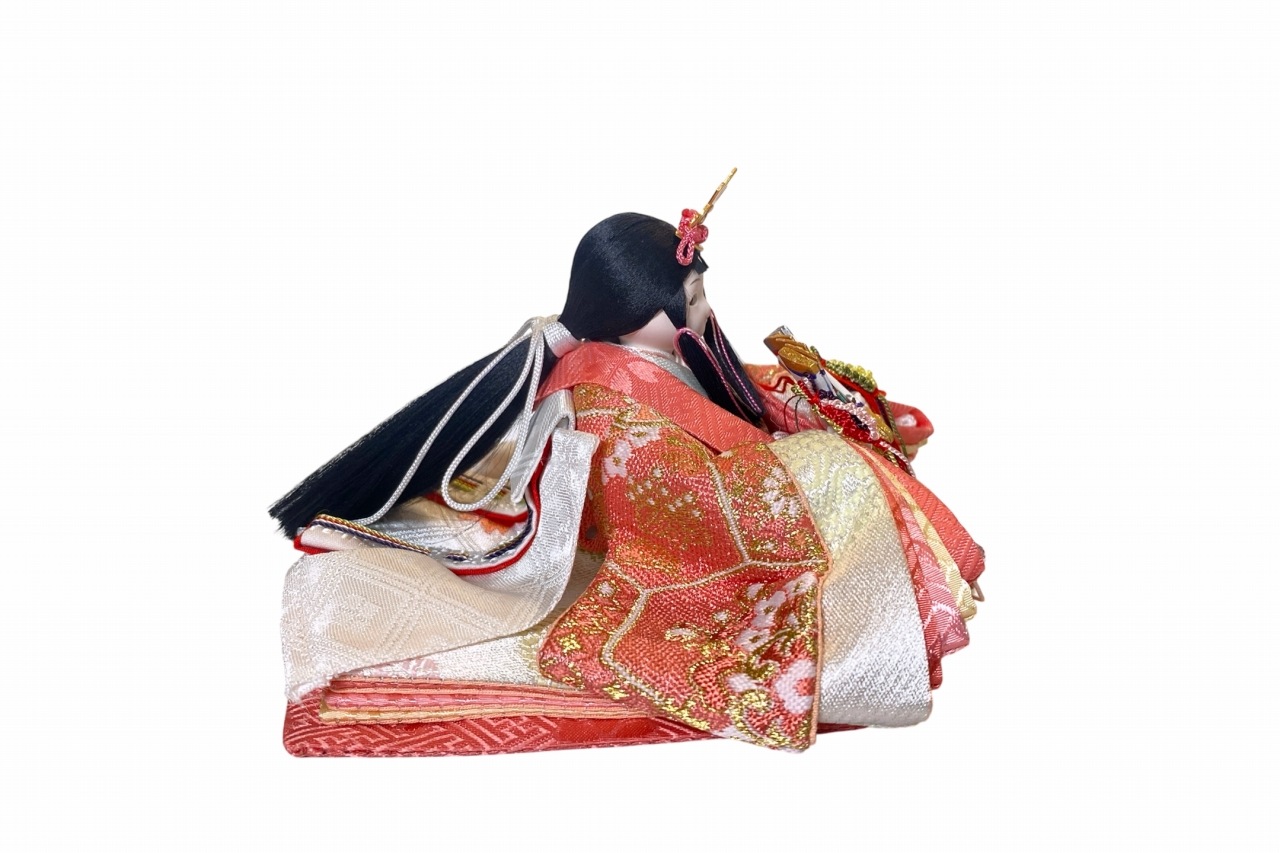 coco煌（きら）衣裳着親王飾り雛人形 高岡塗台 木らでん屏風