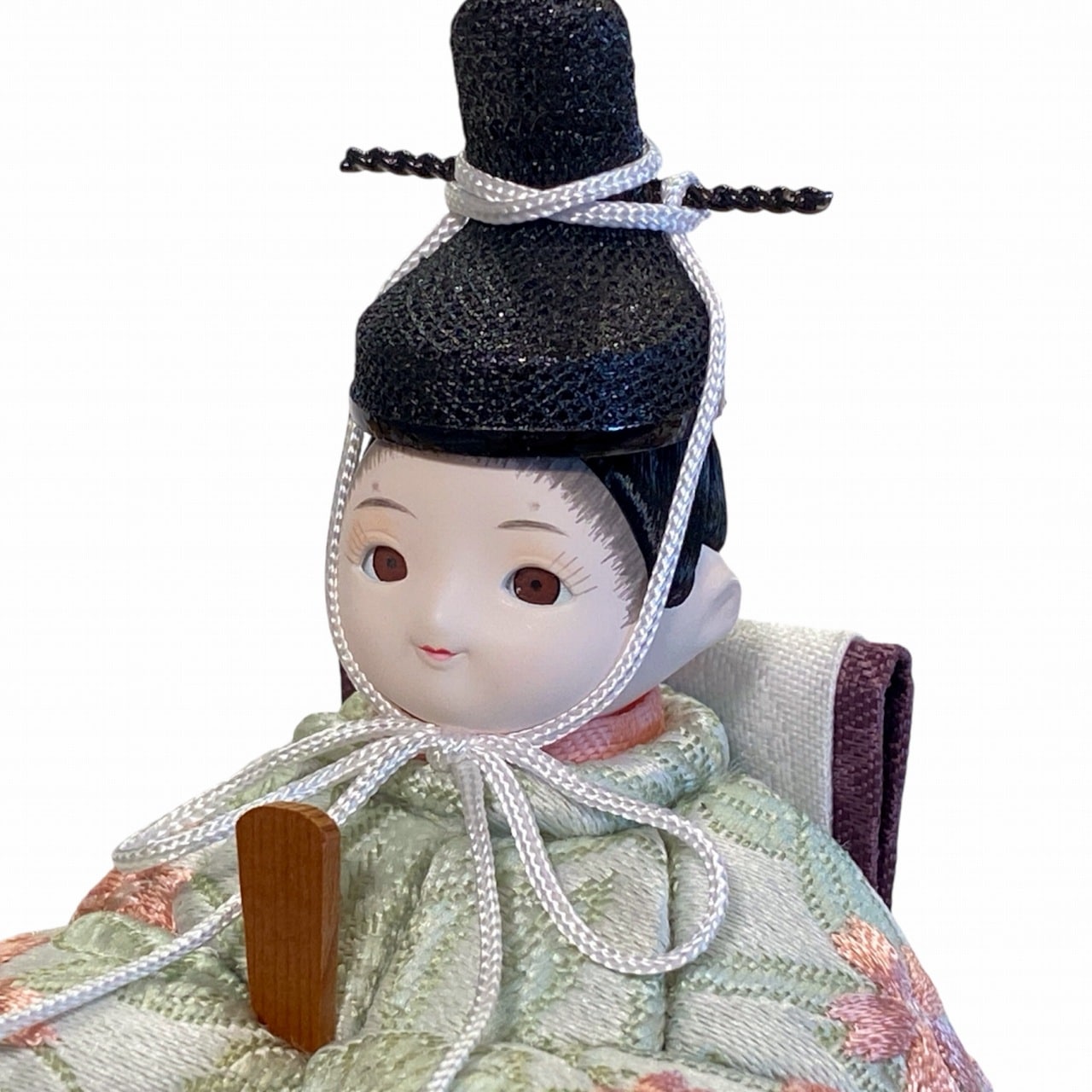 rico紗香（さやか）木目込み親王飾り雛人形 木台 ナチュラルファーラ