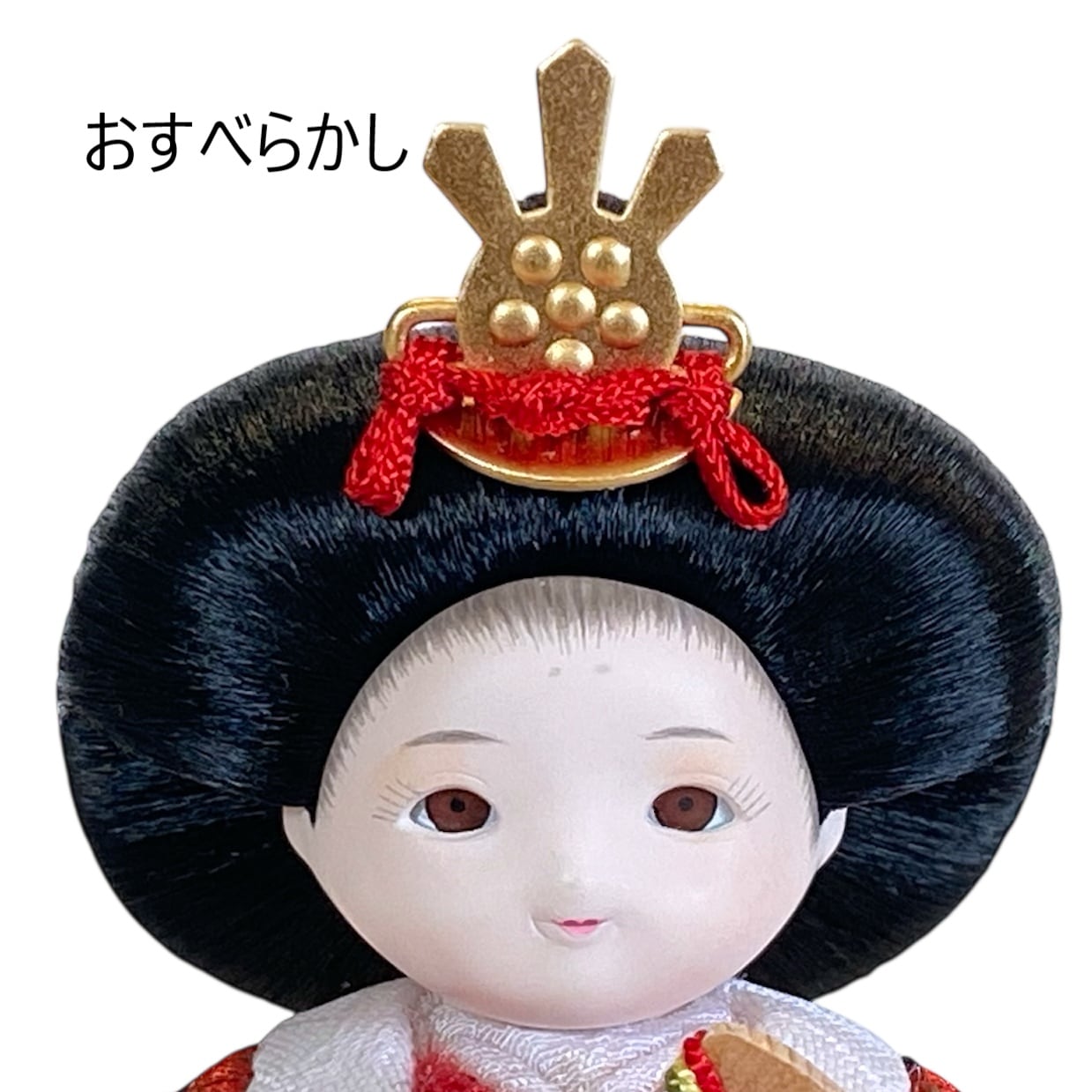 rico茉誉（まほろ）木目込み親王飾り雛人形 高岡塗台 ミルキー桜蒔絵