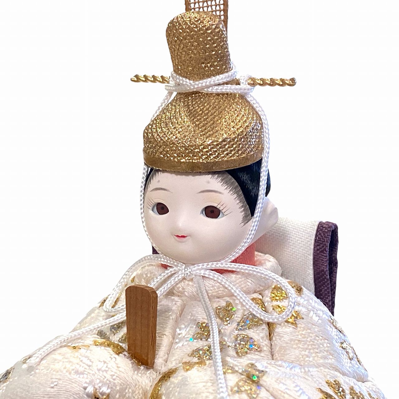 rico美優（みゆ）木目込み親王飾り雛人形 マーブル台 雪花丸型照明