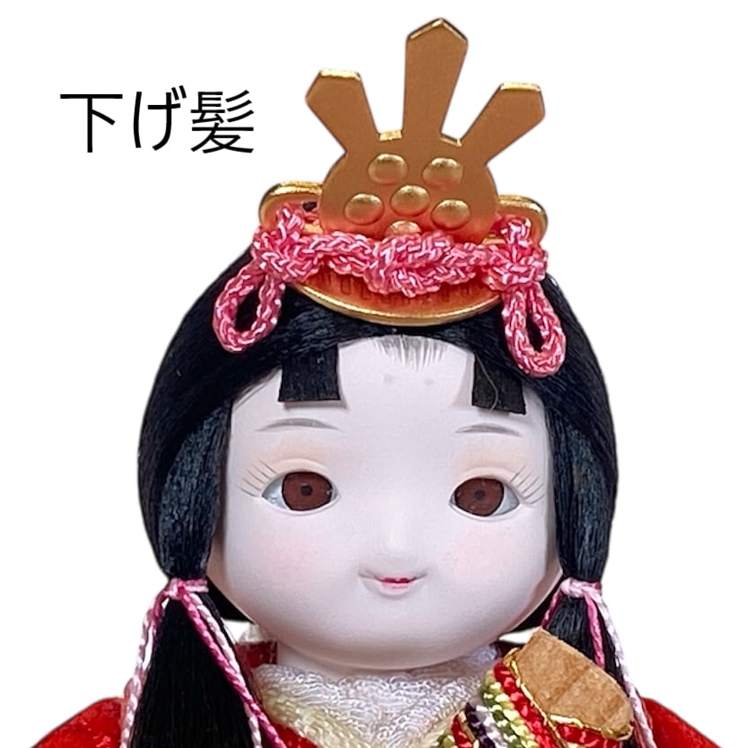 親王飾り　優美 手刺繍本仕立十番親王飾り 彩描頭 清水久遊