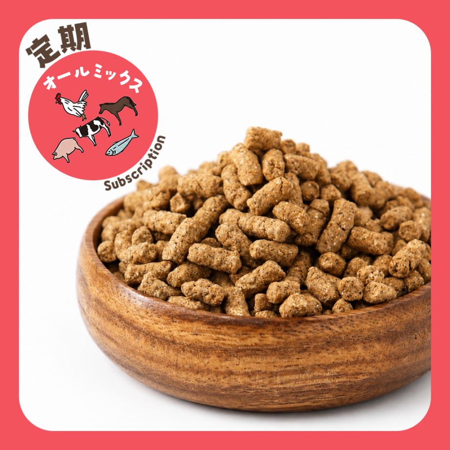 【定期購入】NicoWan ワンのごはん ミックス味 1.6kg 国産 無添加 ドッグフード 小粒 総合栄養食 