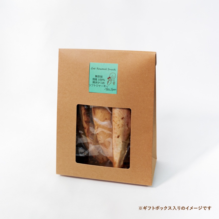 にゃんのおやつ　焼かつおソフトジャーキー/３本入り