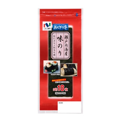 瀬戸内海産味のり3切18枚 | 味のり,おにぎり亭シリーズ | ニコニコ