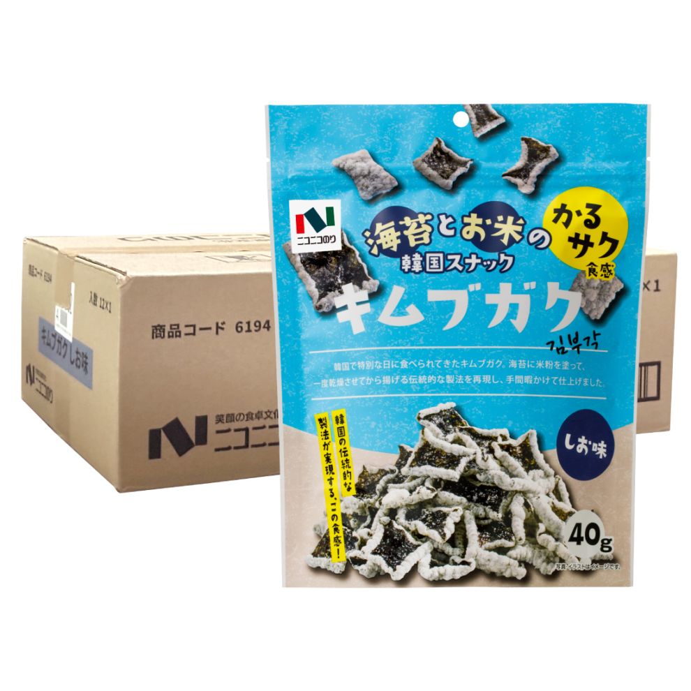 キムブガクしお味 1ケース(12袋)