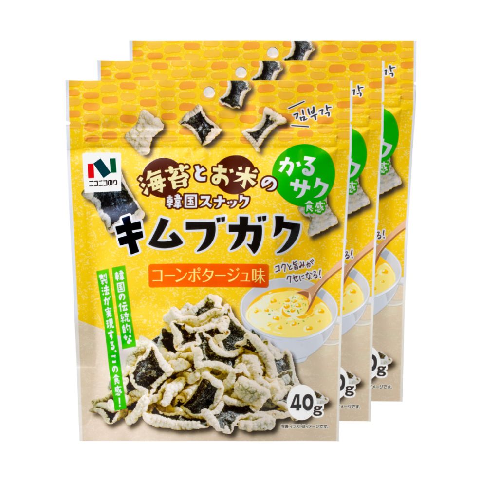 キムブガク コーンポタージュ味 3パックセット
