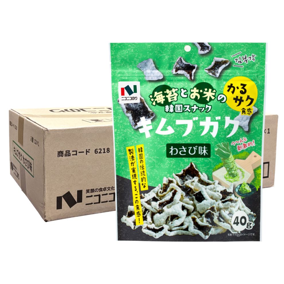キムブガク わさび味 1ケース(12袋)