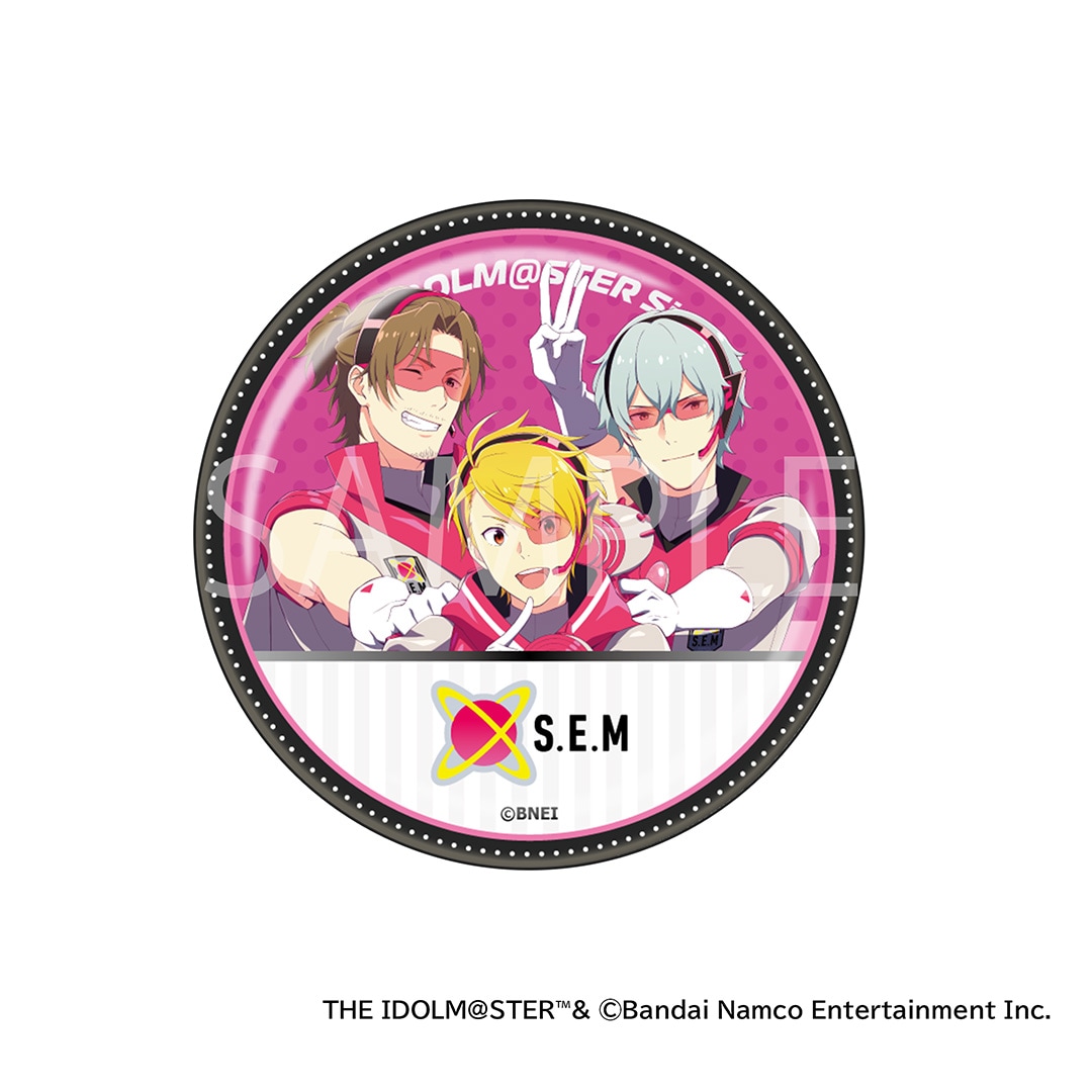アイドルマスターSideM S.E.M 缶バッジ アクキー アイドルマスター SideM ロゴ缶バッジ S.E.M（再販）[Gift