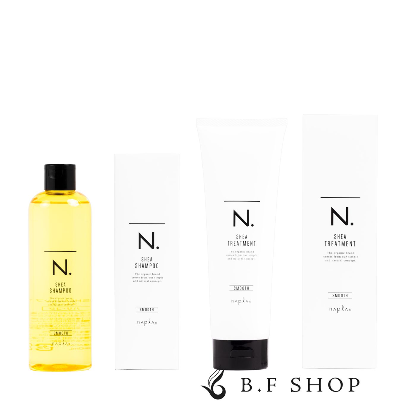 【セット品】ナプラ N. シアシャンプー スムース 300ml ＆ シアトリートメント 240g エヌドット napla LSC 