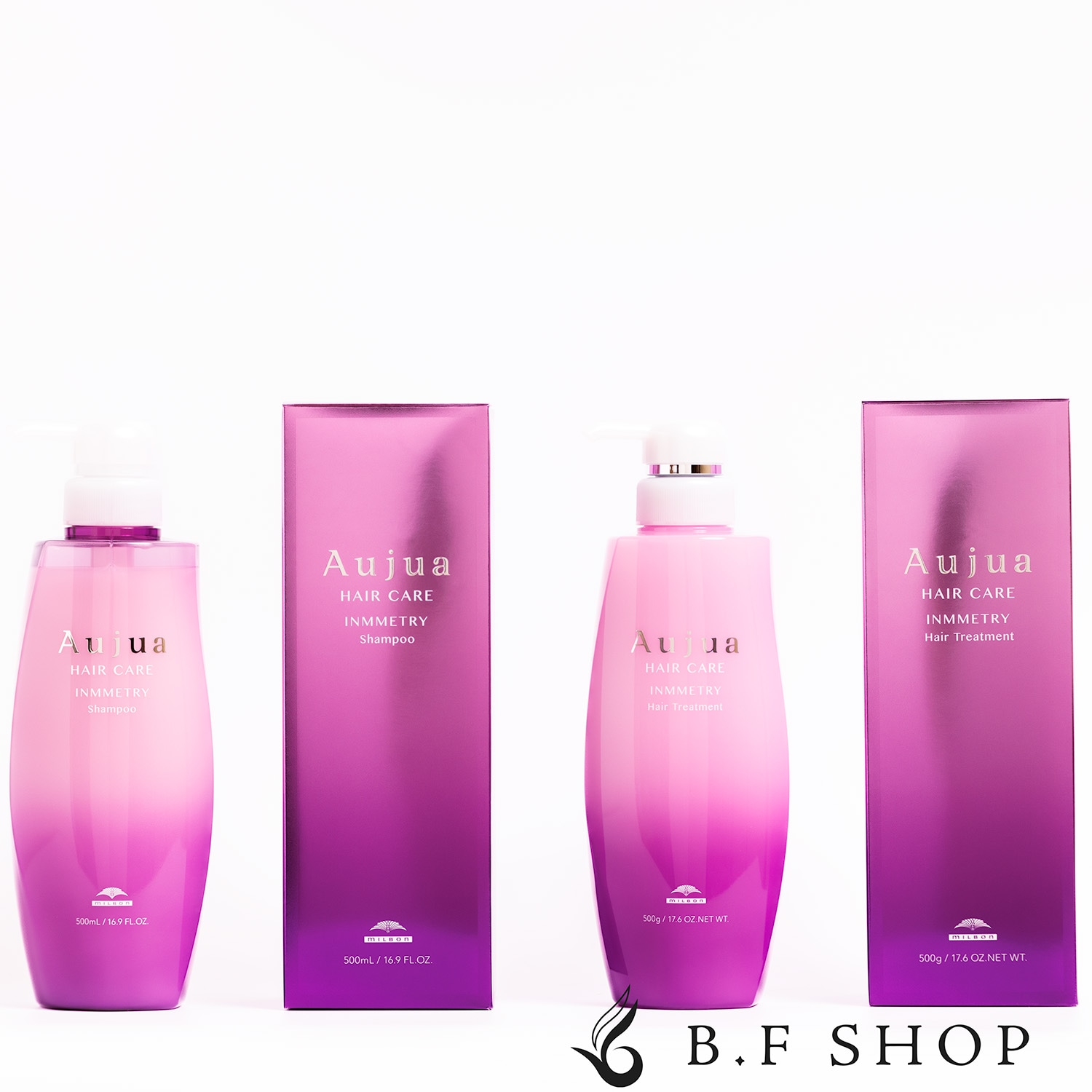 【セット品】ミルボン オージュア インメトリィ シャンプー 500ml ヘアトリートメント 500g milbon aujua LSC