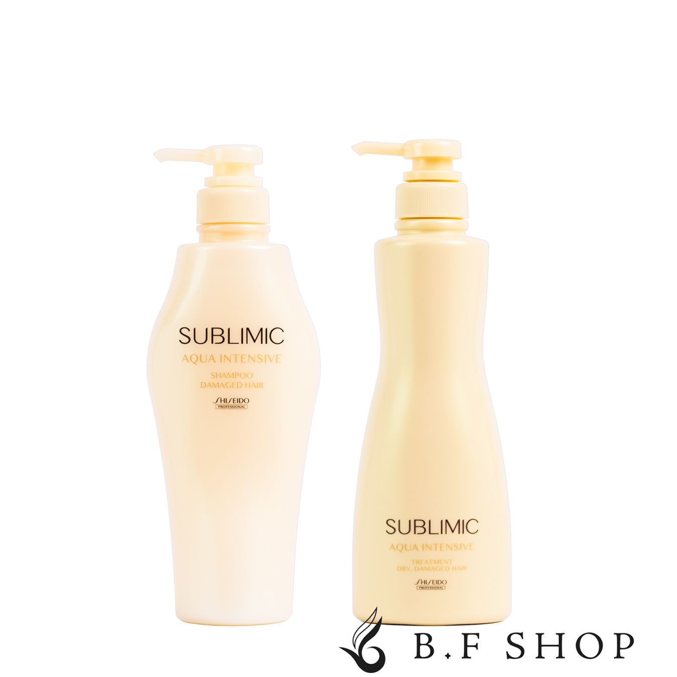 【セット品】資生堂 サブリミック アクアインテンシブ シャンプー & トリートメント D 500ml LSC 
