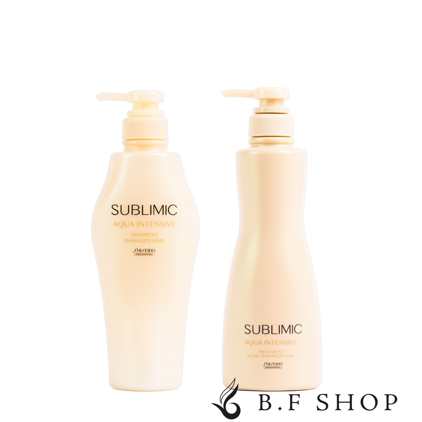 【セット品】資生堂 サブリミック アクアインテンシブ シャンプー & トリートメント W 500ml LSC 