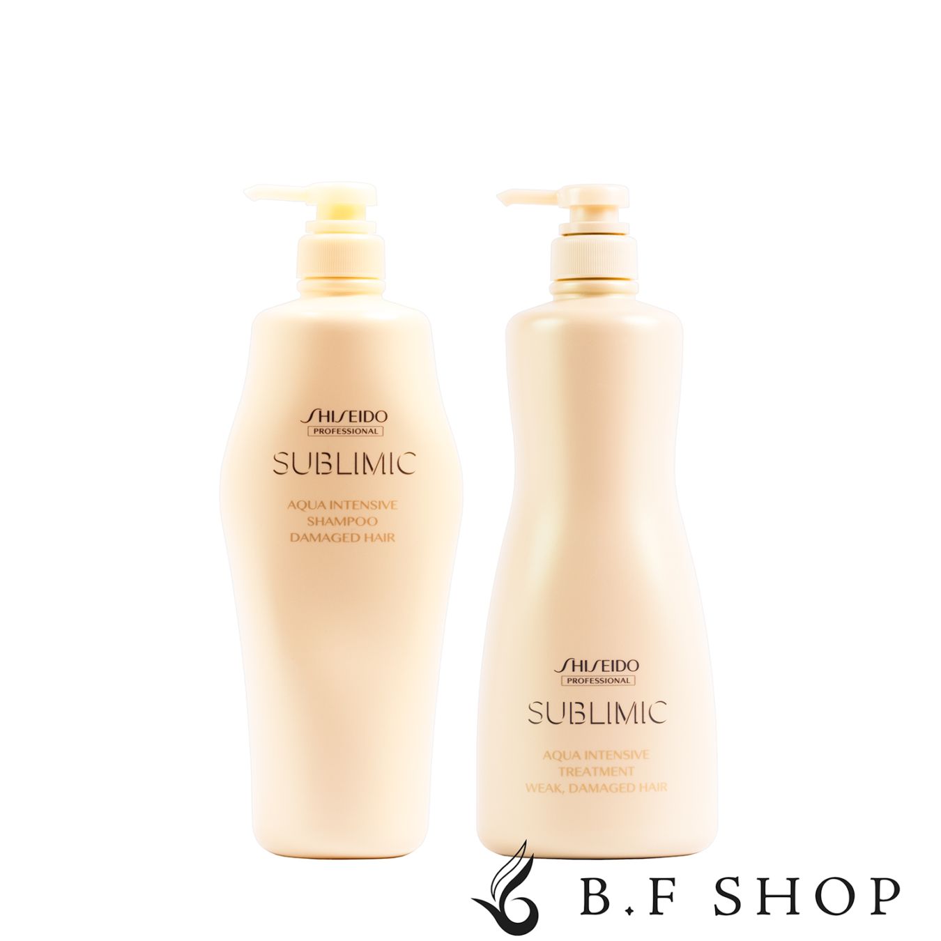 【セット品】資生堂 サブリミック アクアインテンシブ シャンプー & トリートメント W 1000ml LSC 