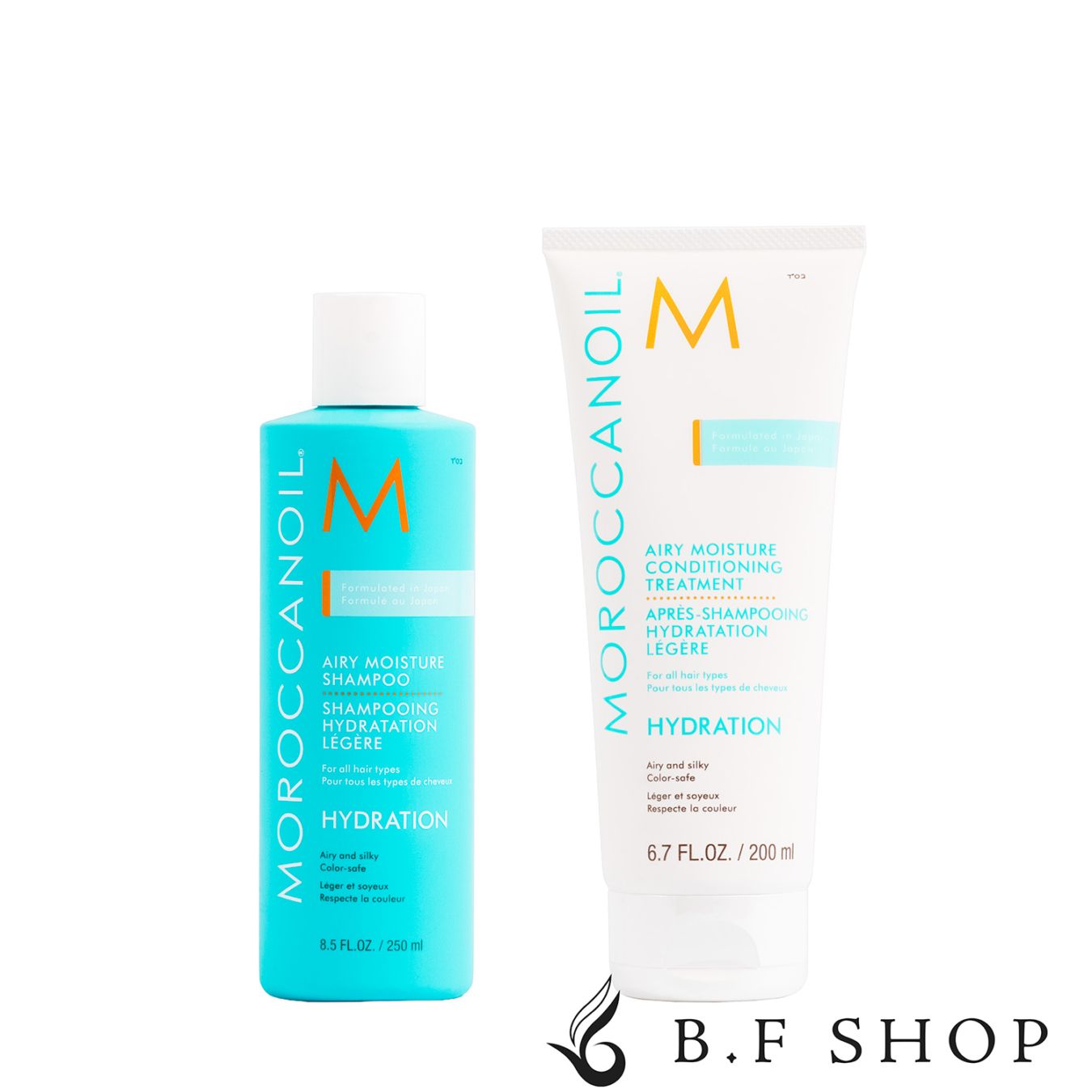 【セット品】モロッカンオイル エアリーモイスチャーシャンプー + コンディショニング トリートメント 250ml+200ml MOROCCANOIL LSC 
