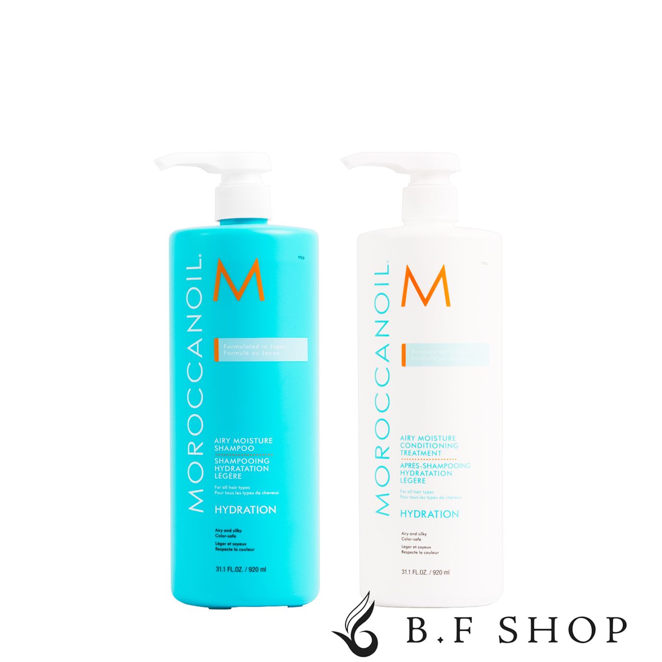 【セット品】モロッカンオイル エアリーモイスチャー シャンプー + コンディショニング トリートメント 920ml+920ml MOROCCANOIL LSC 