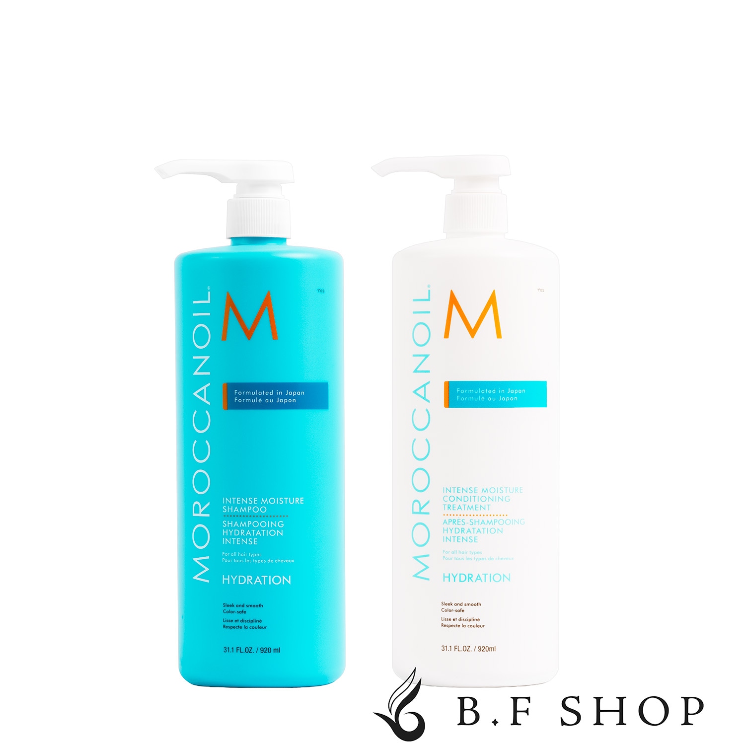 【セット品】モロッカンオイル インテンスモイスチャー シャンプー + コンディショニング トリートメント 920ml MOROCCANOIL LSC 