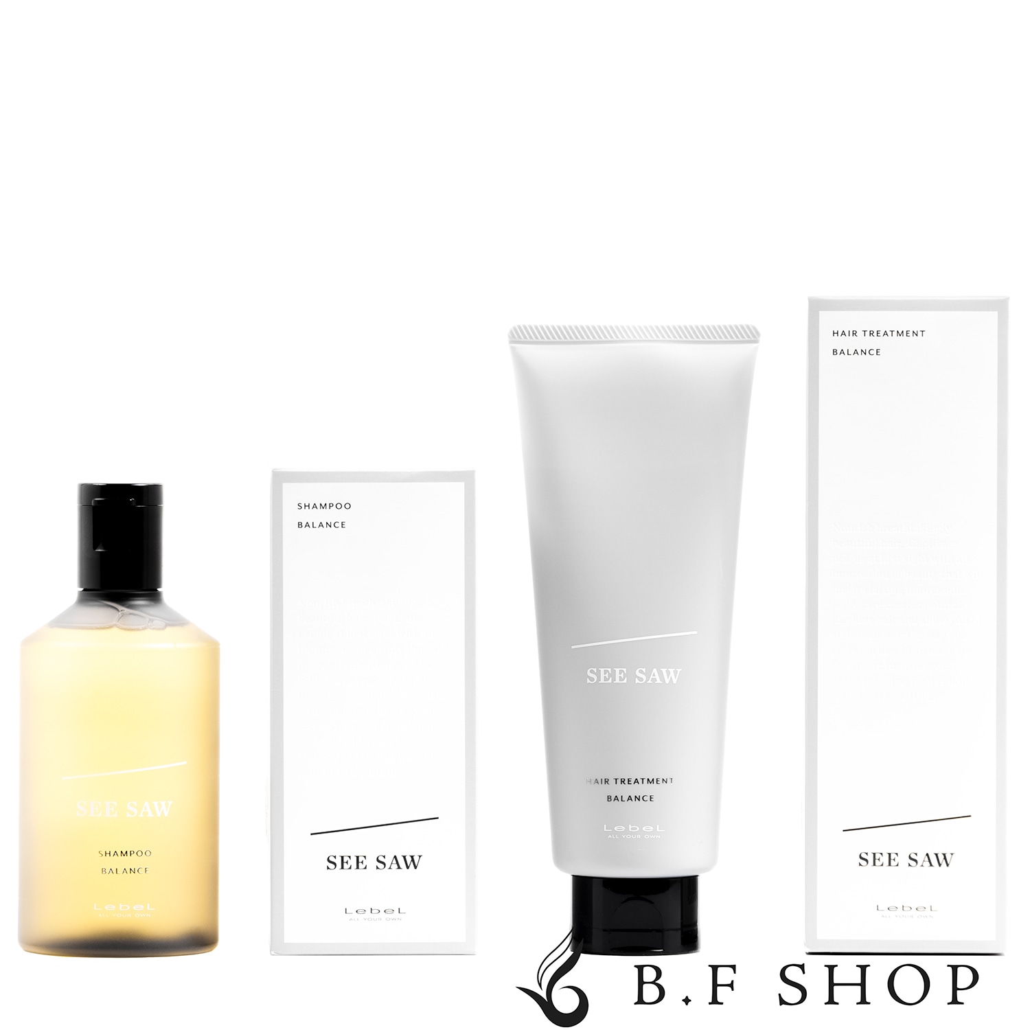 【セット品】ルベル シーソー シャンプー バランス 250ml ヘアトリートメントB バランス 200ml LebeL SEE SAW LSC