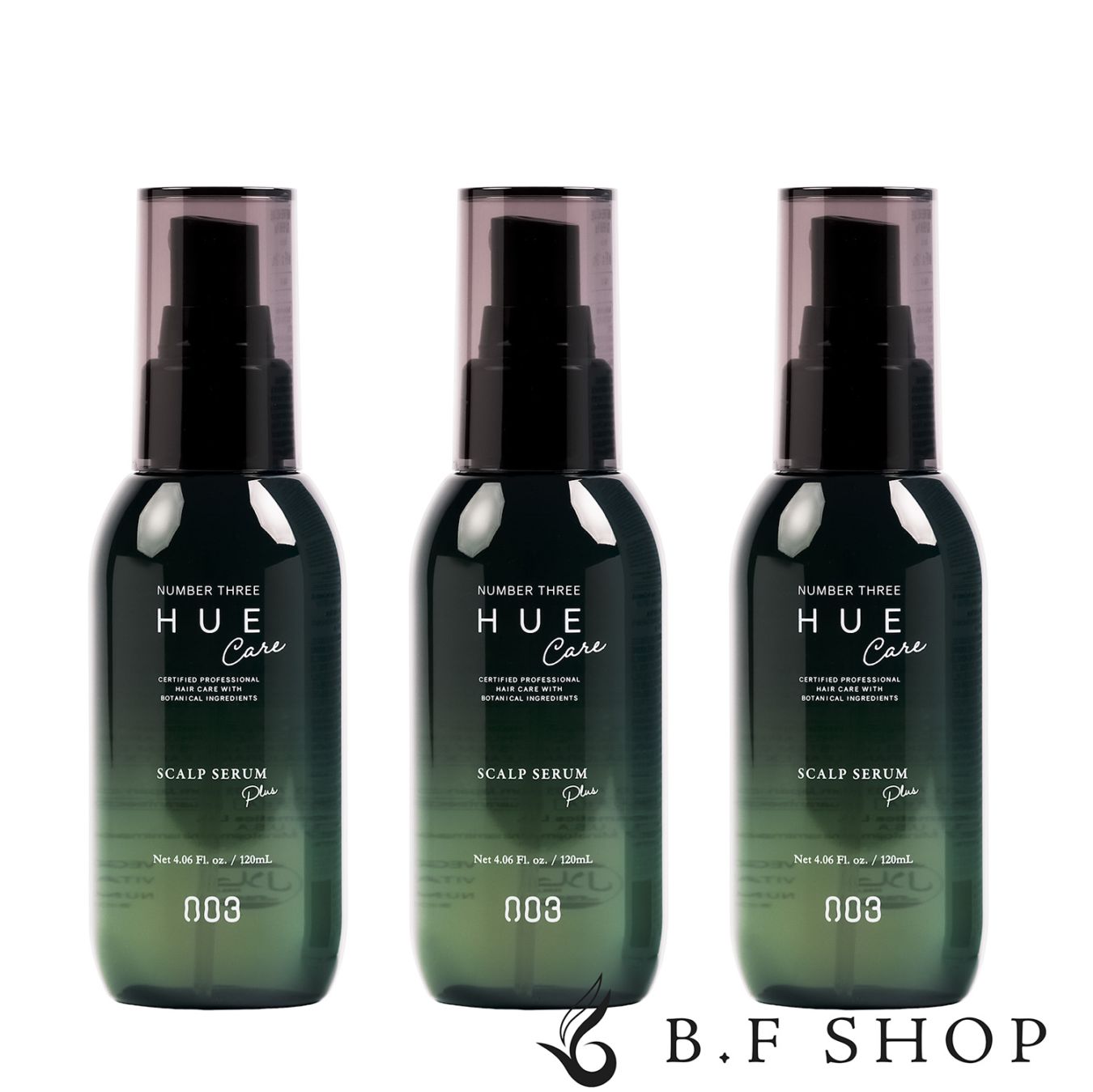 【3本セット】ナンバースリー no3 ヒュウケア スカルプセラム+ 120ml プラス LSC 