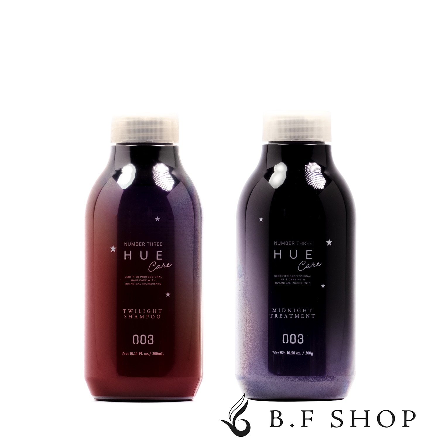 【セット品】ナンバースリー no3 ヒュウ ナイト ケア トワイライト シャンプー 300ml ミッドナイト トリートメント 200g LSC