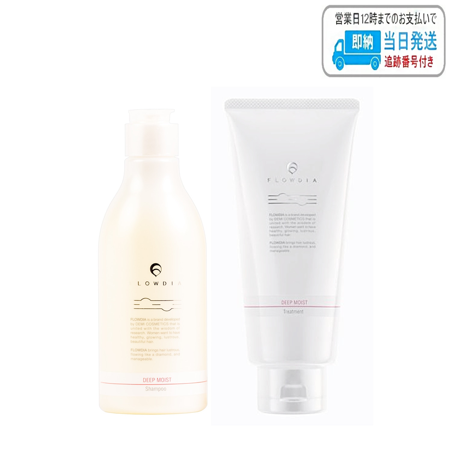 【セット品】デミ フローディア シャンプー ディープモイスト 250ml トリートメント 200g デミコスメティクス LSC 