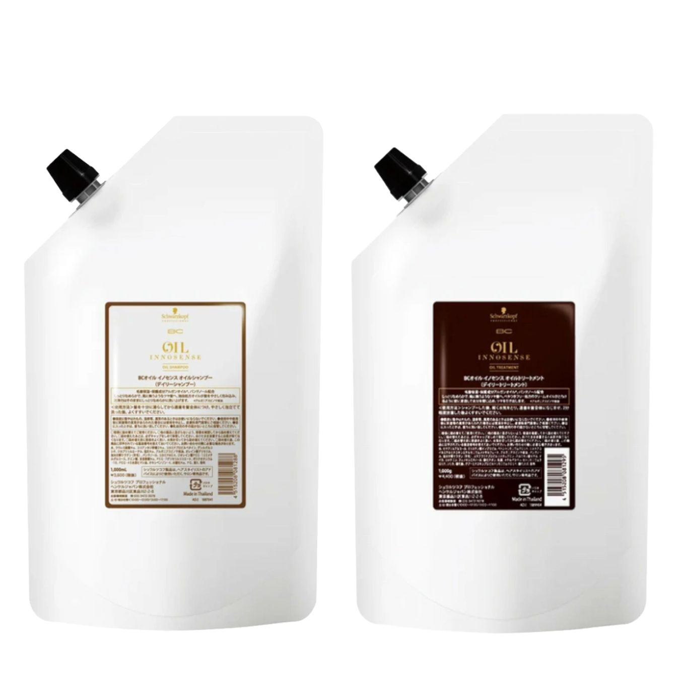 【セット品】シュワルツコフ オイルイノセンス オイルシャンプー 1000ml トリートメント 1000g 詰め替え用 LSC 