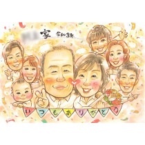 愛と感謝が込められた特別な贈り物 似顔絵で贈る大切な方のお祝い 笑顔があふれる思い出に 似顔絵で描く家族やご両親のお祝いギフト 似顔絵でお祝いする結婚記念日や還暦祝い 感謝の気持ちを形に 似顔絵で贈る
