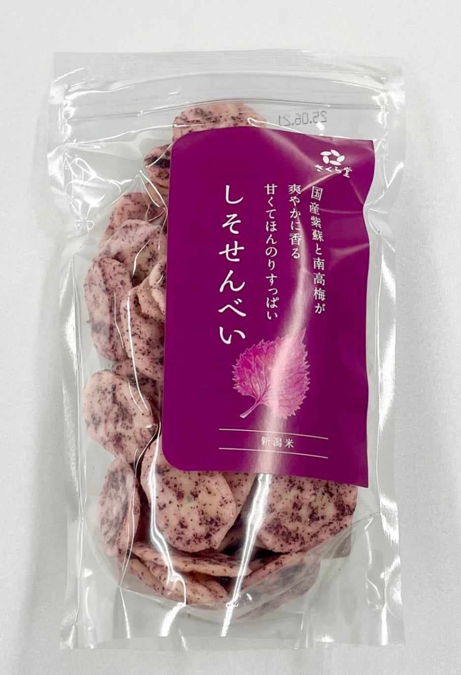 さくら堂 しそせんべい | 新潟米菓,さくら堂 | 新潟空港オンラインショップ