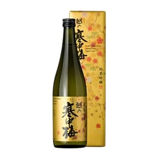 越の寒中梅 金ラベル 純米吟醸酒 720ml 新潟銘醸